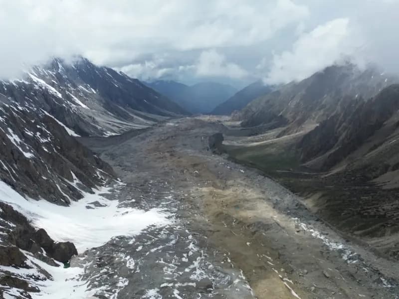 Glacier valley, Nanga Parbat region, Pakistan
