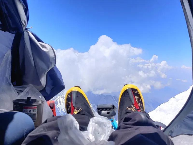 View from a high-camp tent, Pakistan